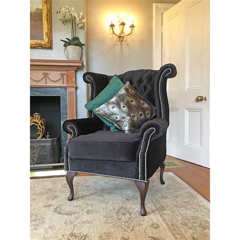 Grey Velvet Wingback Chair Hire Wing Back Chairs