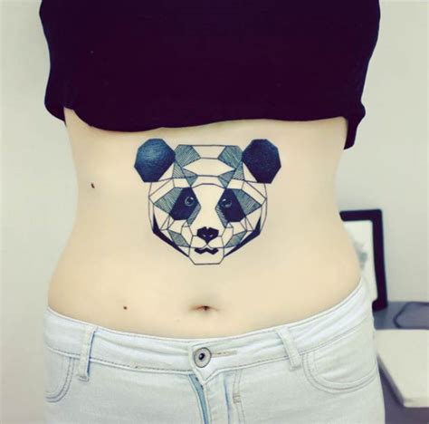 The most preferred body region is the back, arm or leg. 25 Perfectly Cute Panda Tattoos - TattooBlend