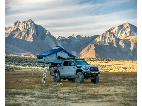 Roam Adventure Co Silverado 1500 The Vagabond Lite Rooftop Tent Slate Graynavy Blue Roam Rtt