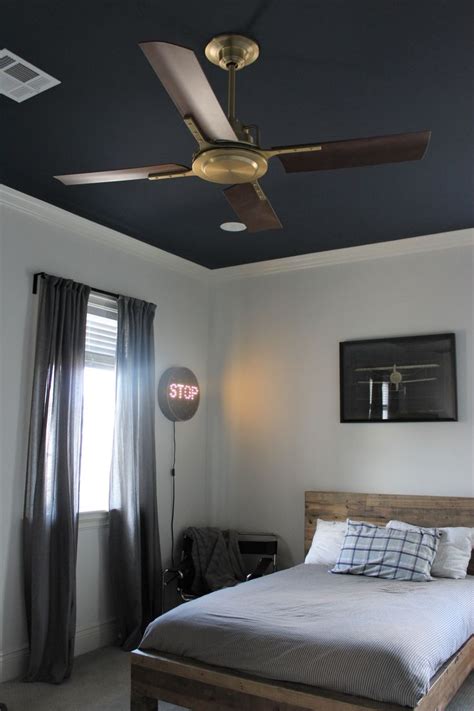 navy blue bedroom hale navy hc   benjamin moore ceiling fan