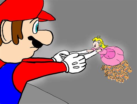 Mario Saves Peach By Theyigafoowisperer On Deviantart