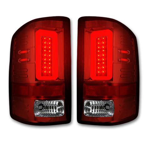 2014 2018 Gmc Sierra Recon Led Halo Tail Lights For Oem Led Trucks