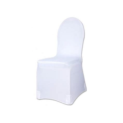 Housse Chaise Mariage blanche Lycra x 1
