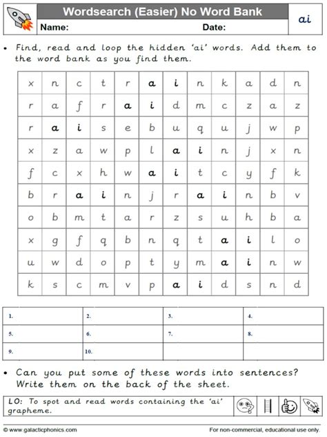 Ai Vowel Digraph Word Searches By Lauren Mcintyre Tpt Hot Sex Picture