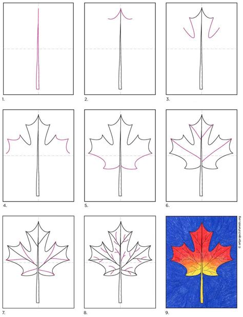 Https://tommynaija.com/draw/how To Draw A Leaf Easily