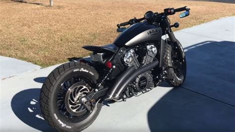 Indian Scout Bobber Exhaust Upgrade