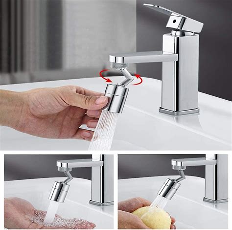 720 Degree Swivel Sink Faucet Aeratorbig Angle Spray Aerator Dual