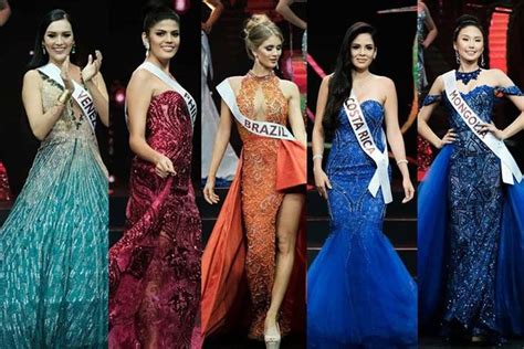 Miss Asia Pacific International Top Question And Answer Round Formal Dresses Prom