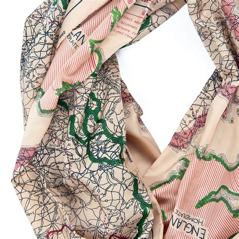 Polyester Infinity Scarf With Map Print Infinity Scarf For Sale