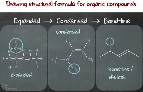 How To Draw Organic Compounds In Expanded Condensed And Skeletal