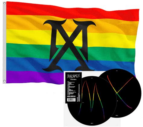 New Madame X Pride Rainbow Vinyl And Flag And Digital Download Madonnaunderground