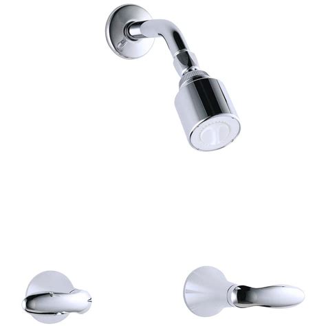 Kohler bathroom faucet rubicon single lever handle low arc metal polished chrome. KOHLER Coralais Shower Faucet Trim Only in Polished Chrome ...