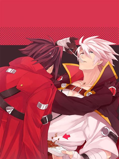 Ragna The Bloodedge And Kagura Mutsuki Blazblue And More Drawn By