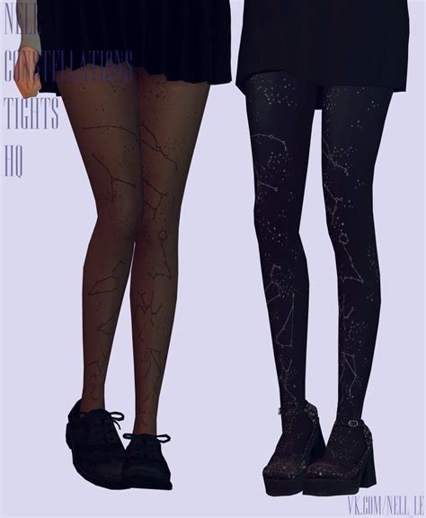 Sims 4 Cc Constellation Tights Sfs Sims 4 Mods Clothes Sims 4