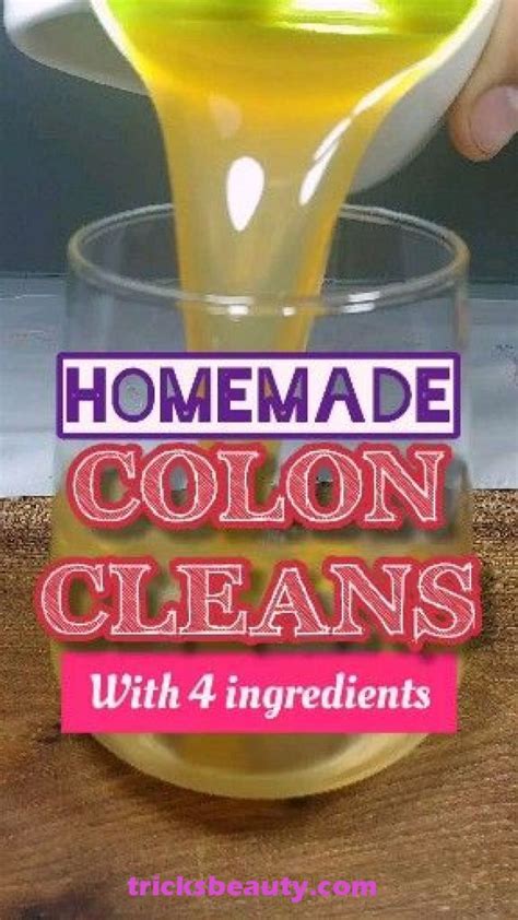 Homemade Colon Cleanse With 4 Ingredients Colon Cleanse Detox