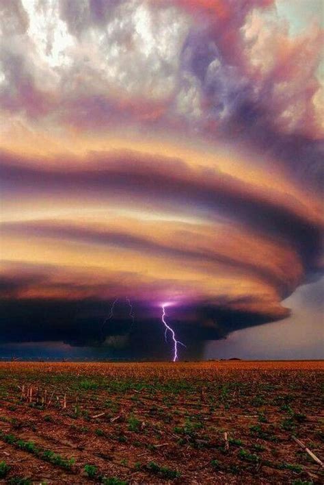 Supercell Storm In Nebraska Nature Clouds Mother Nature