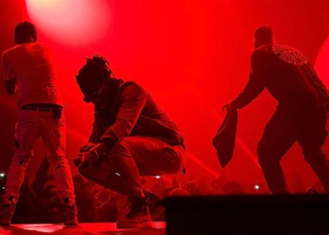 Travis Scott Fell Down A Massive Hole Onstage With Drake Last Night