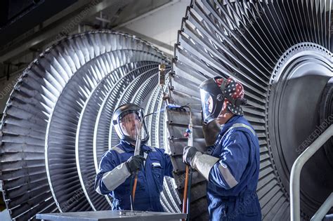 Engineers Brazing Ends Of Blades Stock Image F0219038 Science