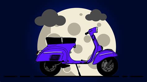 Scooter Minimal 4k Scooter Wallpapers Minimalist Wallpapers