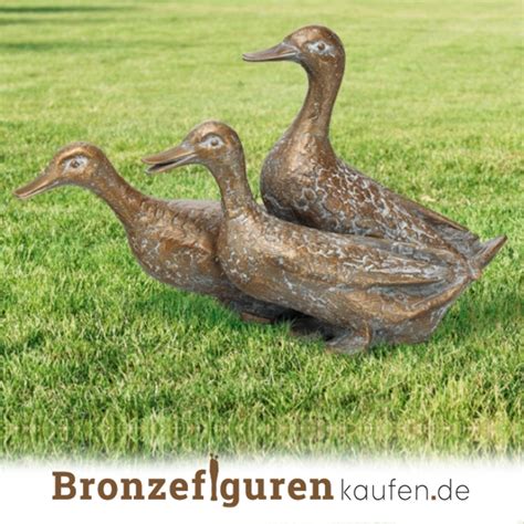 Ente Figur Aus Bronze 37 Cm Bronzefiguren Kaufen