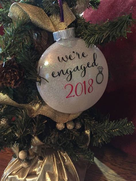 This subscription box delivers the perfect date each month for them to enjoy. Engaged Ornament Engaged Ornament Gift Engaged Gift | Etsy ...