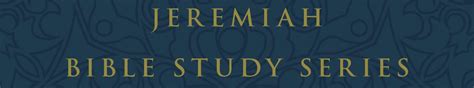 Jeremiah Bible Study Series By Dr David Jeremiah