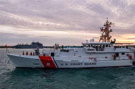 Us Coast Guard Cutters Conduct First Stop In Us Sixth Fleet Us