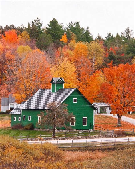 Fall In Vermont Fall Autumn New England Travel Road Trip Travel