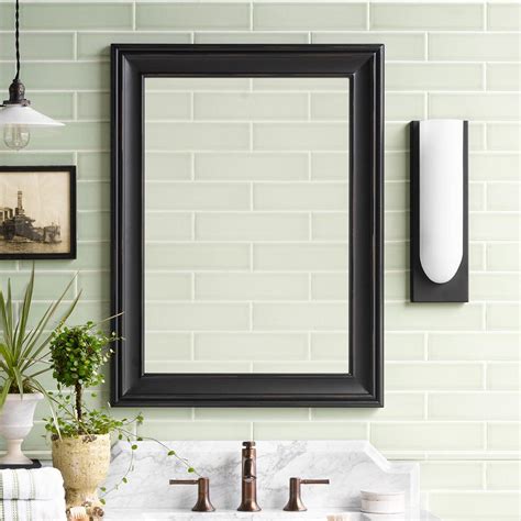 24 William Traditional Solid Wood Framed Bathroom Mirror Superior Tile