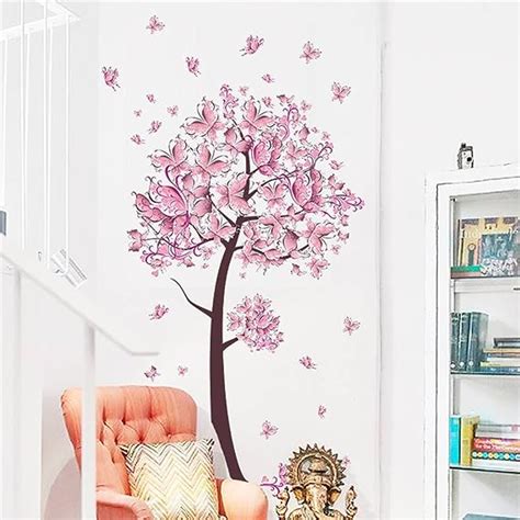 Bibitime Beautiful Butterfly Tree Wall Decals Living Room