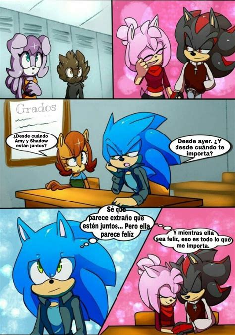 ¡los Comics Shadamy Sonic Adventure Sonic Y Amy Sonamy Comic