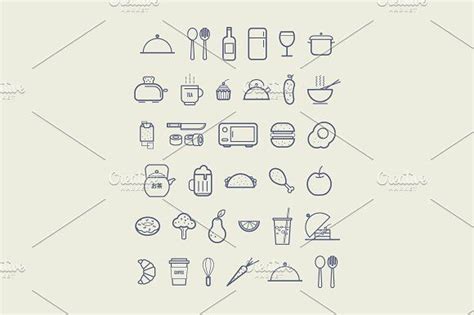 Check spelling or type a new query. Kitchen icons for cafe menu | Kitchen icon, Business card ...