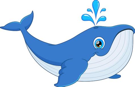 Premium Vector Cute Whale Cartoon