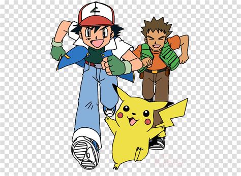 Download Pokemon Cartoon Clipart Ash Ketchum Brock Pokémon Go Full Size Png Image Pngkit