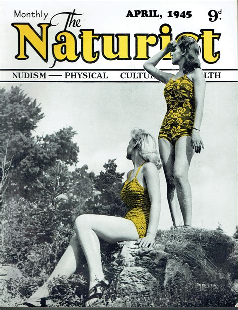 THE NATURIST MONTHLY APRIL 1945 NUDISM HEALTH Vintage And Modern