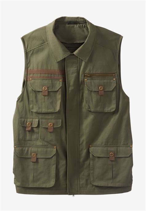 Multi Pocket Vest By Boulder Creek Plus Size Outerwear Full Beauty