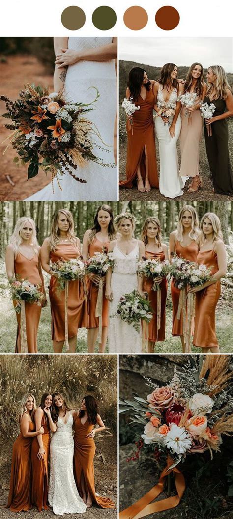 20 Trending Rust Wedding Colors for Fall | Wedding colors, Fall wedding