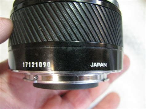 Minolta Japan Maxxum Af 50mm 117 Lens 22 Cap With Sima Attachment