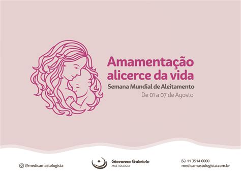Semana Mundial Do Aleitamento Materno Smam Giovanna Gabriele