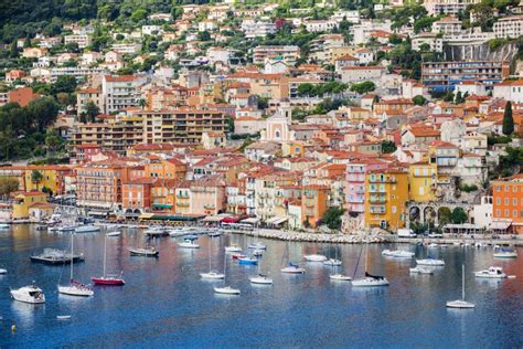 Villefranche Sur Mer View On French Riviera Editorial Stock Image