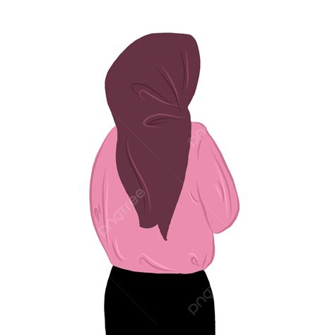 Gambar Ilustrasi Gadis Berhijab Gadis Berhijab Wanita Hijab Ilustrasi Hijab Png Dan Psd Untuk
