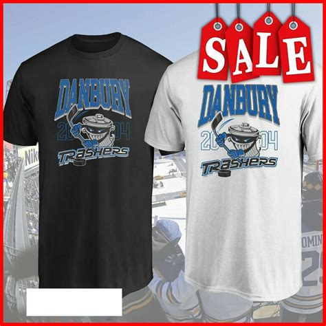 Danbury Trashers Hockey Main Black T Shirt Gift For Fan Ebay