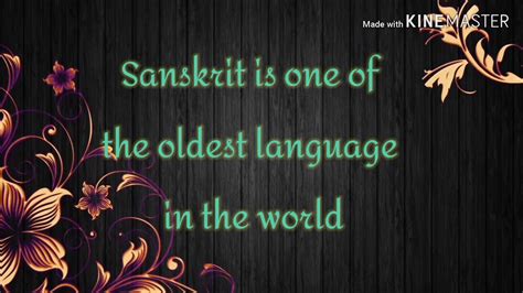 Why We Should Learn Sanskrit Youtube