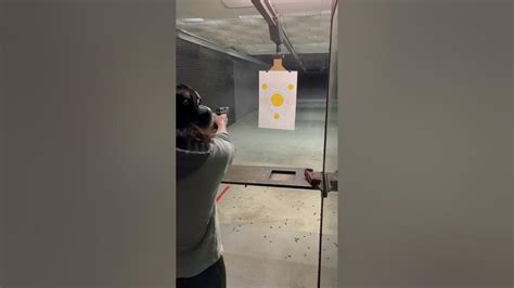 Felicity With Some Range Time With A Glock 17 Boyert Shooting Center