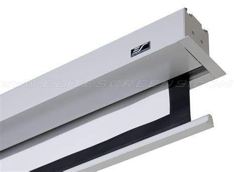 Most popular projectors are available in white or black options. Elite Screens® Evanesce Series, Recessed In-Ceiling ...