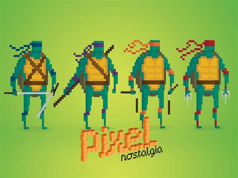 The Source Your Favorite 90s Cartoons Become Awesome 8 Bit Pixel Art