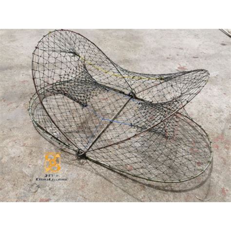Stainless Steel Bubu Ketam Perangkap Ketam Berlipat Foldeble Dip Cage Crab Trap Shopee Malaysia
