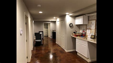 Collection by total basement finishing. Easy DIY Basement Office - YouTube