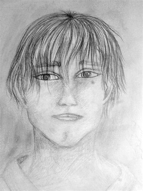 Cute Realistic Boy Face Sketch By Apokalipsss On Deviantart