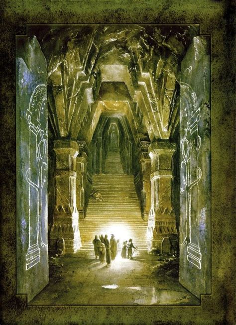Entering The Gates Of Moria By Alan Lee High Fantasy Heroic Fantasy